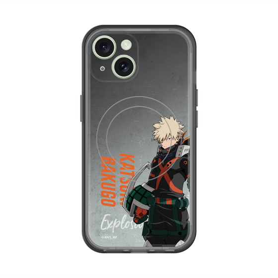 スリムプロテクションプレミアムケース with MagSafe［ 僕のヒーローアカデミア - 立ち絵 - 爆豪 勝己 ］