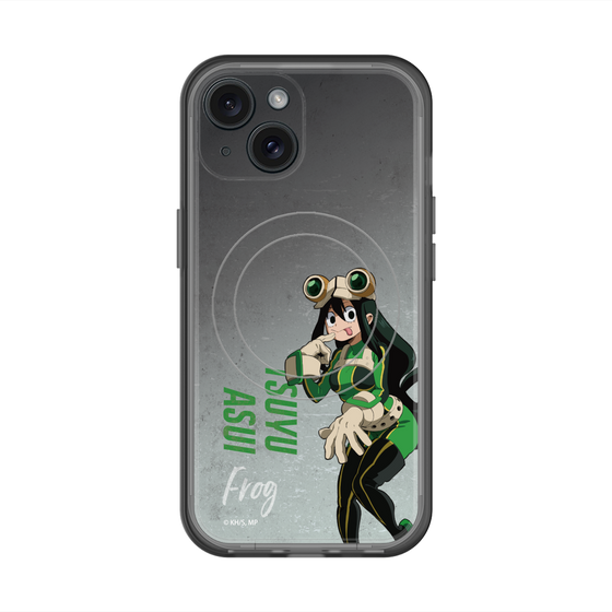 スリムプロテクションプレミアムケース with MagSafe［ 僕のヒーローアカデミア - 立ち絵 -蛙吹 梅雨 ］