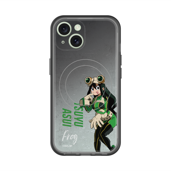 スリムプロテクションプレミアムケース with MagSafe［ 僕のヒーローアカデミア - 立ち絵 -蛙吹 梅雨 ］