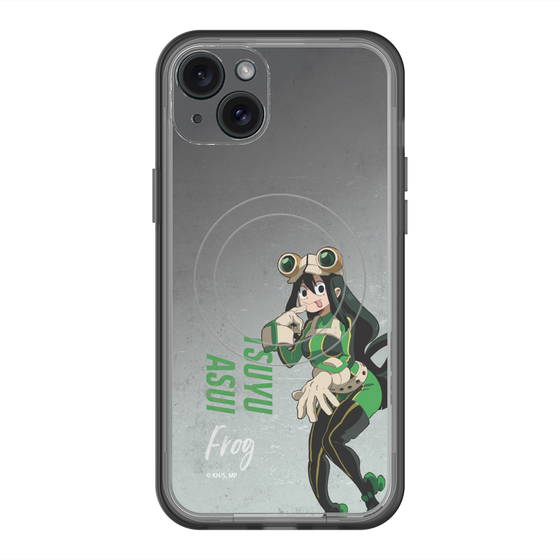 スリムプロテクションプレミアムケース with MagSafe［ 僕のヒーローアカデミア - 立ち絵 -蛙吹 梅雨 ］