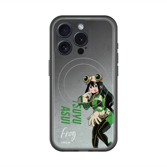 スリムプロテクションプレミアムケース with MagSafe［ 僕のヒーローアカデミア - 立ち絵 -蛙吹 梅雨 ］