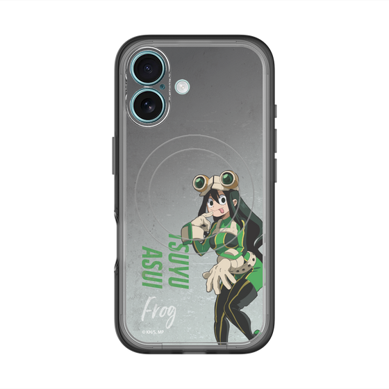 スリムプロテクションプレミアムケース with MagSafe［ 僕のヒーローアカデミア - 立ち絵 -蛙吹 梅雨 ］