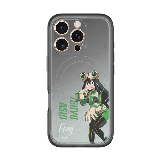 スリムプロテクションプレミアムケース with MagSafe［ 僕のヒーローアカデミア - 立ち絵 -蛙吹 梅雨 ］