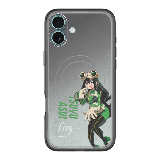 スリムプロテクションプレミアムケース with MagSafe［ 僕のヒーローアカデミア - 立ち絵 -蛙吹 梅雨 ］