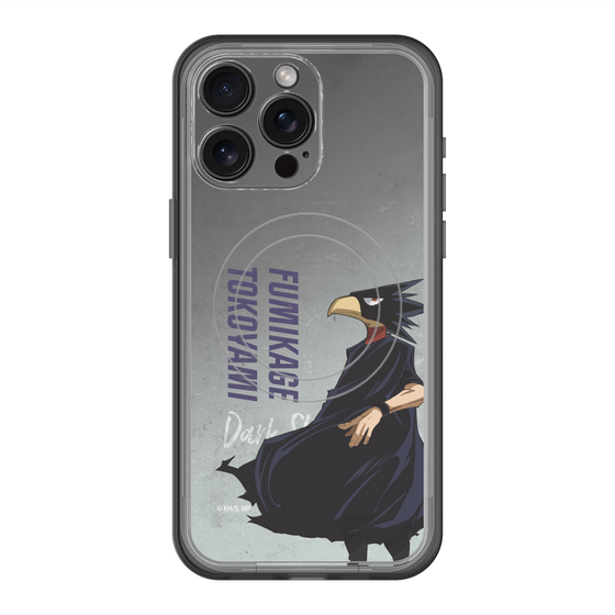 スリムプロテクションプレミアムケース with MagSafe［ 僕のヒーローアカデミア - 立ち絵 - 常闇 踏陰 ］