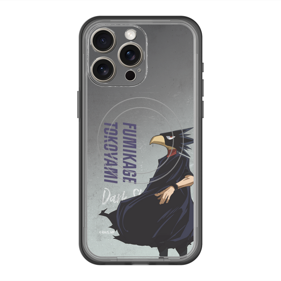 スリムプロテクションプレミアムケース with MagSafe［ 僕のヒーローアカデミア - 立ち絵 - 常闇 踏陰 ］