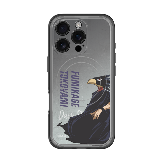 スリムプロテクションプレミアムケース with MagSafe［ 僕のヒーローアカデミア - 立ち絵 - 常闇 踏陰 ］