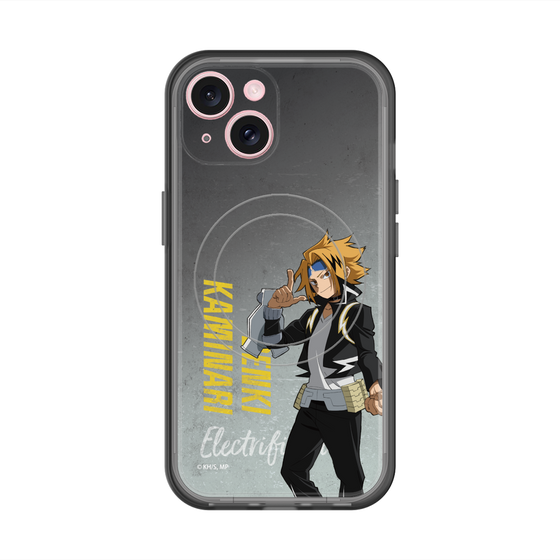 スリムプロテクションプレミアムケース with MagSafe［ 僕のヒーローアカデミア - 立ち絵 - 上鳴 電気 ］