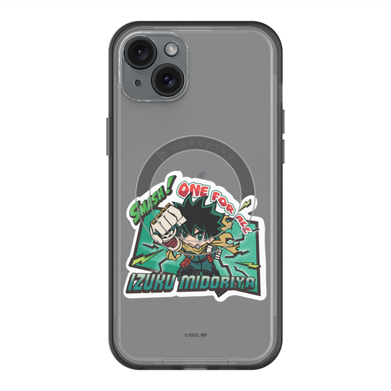 スリムプロテクションプレミアムケース with MagSafe［ 僕のヒーローアカデミア - ミニキャラ - 緑谷 出久 ］