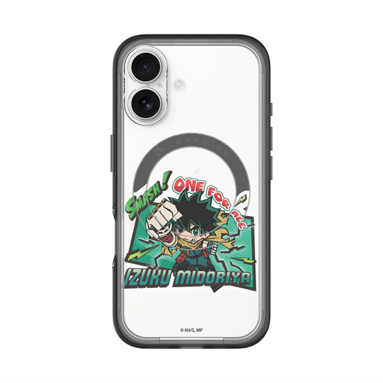 スリムプロテクションプレミアムケース with MagSafe［ 僕のヒーローアカデミア - ミニキャラ - 緑谷 出久 ］