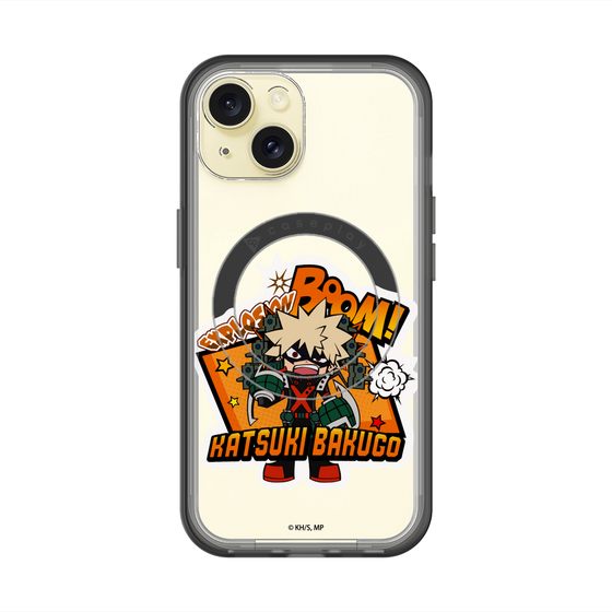 スリムプロテクションプレミアムケース with MagSafe［ 僕のヒーローアカデミア - ミニキャラ - 爆豪 勝己 ］