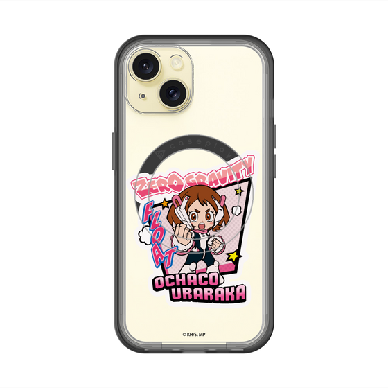 スリムプロテクションプレミアムケース with MagSafe［ 僕のヒーローアカデミア - ミニキャラ - 麗日 お茶子 ］