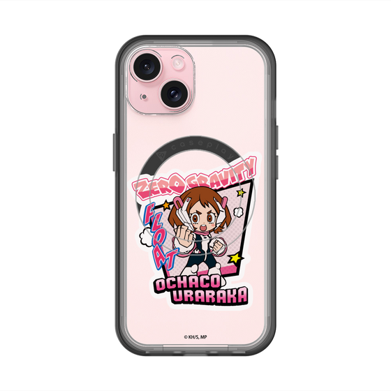 スリムプロテクションプレミアムケース with MagSafe［ 僕のヒーローアカデミア - ミニキャラ - 麗日 お茶子 ］