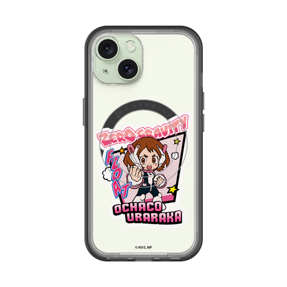 スリムプロテクションプレミアムケース with MagSafe［ 僕のヒーローアカデミア - ミニキャラ - 麗日 お茶子 ］