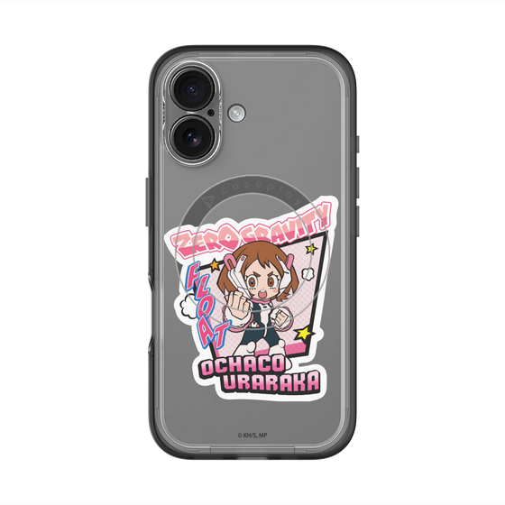 スリムプロテクションプレミアムケース with MagSafe［ 僕のヒーローアカデミア - ミニキャラ - 麗日 お茶子 ］