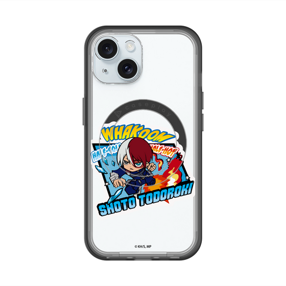 スリムプロテクションプレミアムケース with MagSafe［ 僕のヒーローアカデミア - ミニキャラ - 轟 焦凍 ］