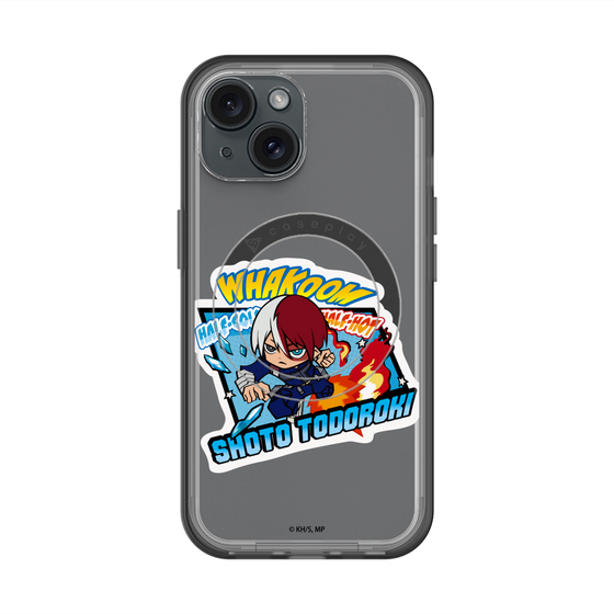 スリムプロテクションプレミアムケース with MagSafe［ 僕のヒーローアカデミア - ミニキャラ - 轟 焦凍 ］