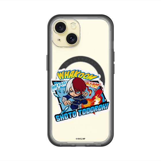 スリムプロテクションプレミアムケース with MagSafe［ 僕のヒーローアカデミア - ミニキャラ - 轟 焦凍 ］