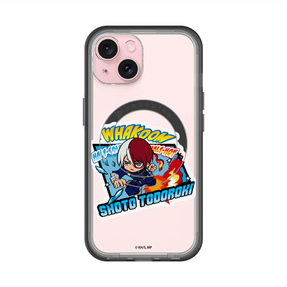 スリムプロテクションプレミアムケース with MagSafe［ 僕のヒーローアカデミア - ミニキャラ - 轟 焦凍 ］