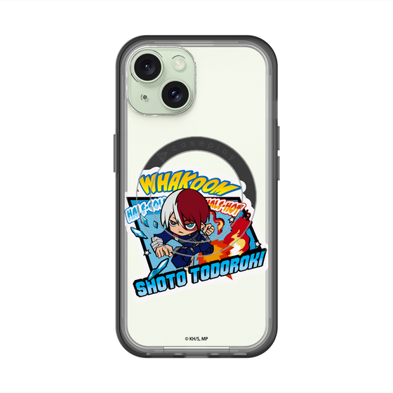 スリムプロテクションプレミアムケース with MagSafe［ 僕のヒーローアカデミア - ミニキャラ - 轟 焦凍 ］