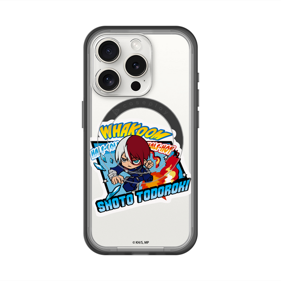 スリムプロテクションプレミアムケース with MagSafe［ 僕のヒーローアカデミア - ミニキャラ - 轟 焦凍 ］