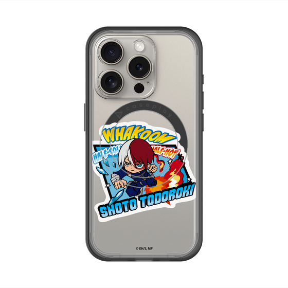 スリムプロテクションプレミアムケース with MagSafe［ 僕のヒーローアカデミア - ミニキャラ - 轟 焦凍 ］