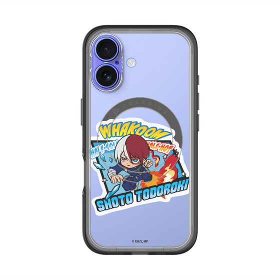 スリムプロテクションプレミアムケース with MagSafe［ 僕のヒーローアカデミア - ミニキャラ - 轟 焦凍 ］