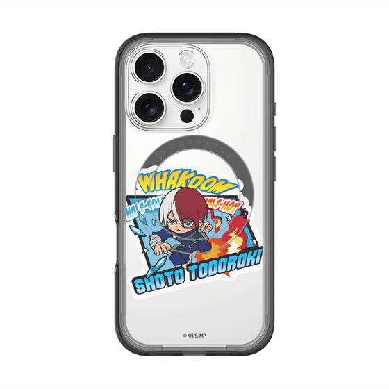 スリムプロテクションプレミアムケース with MagSafe［ 僕のヒーローアカデミア - ミニキャラ - 轟 焦凍 ］