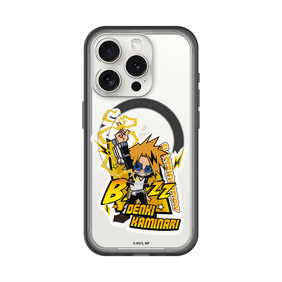 スリムプロテクションプレミアムケース with MagSafe［ 僕のヒーローアカデミア - ミニキャラ - 上鳴 電気 ］