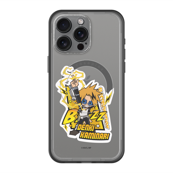 スリムプロテクションプレミアムケース with MagSafe［ 僕のヒーローアカデミア - ミニキャラ - 上鳴 電気 ］