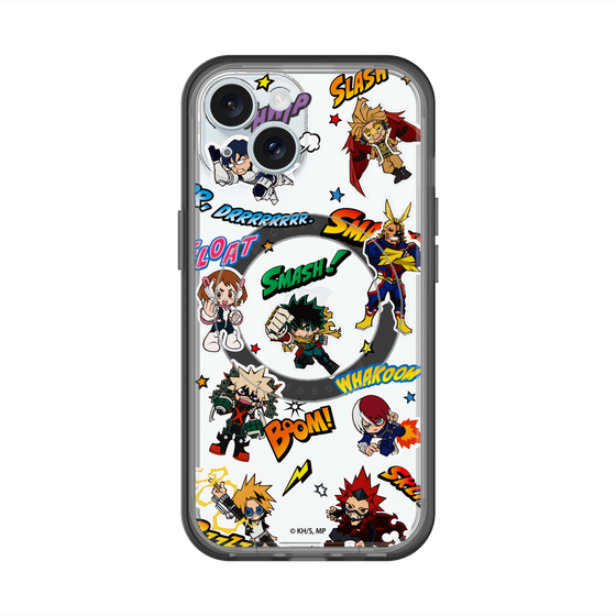 スリムプロテクションプレミアムケース with MagSafe［ 僕のヒーローアカデミア - アメコミ ］