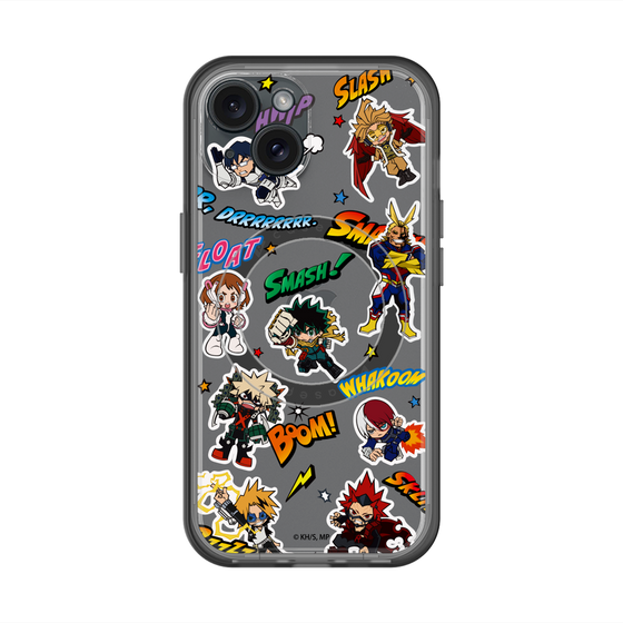 スリムプロテクションプレミアムケース with MagSafe［ 僕のヒーローアカデミア - アメコミ ］