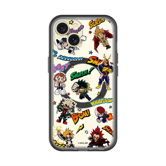 スリムプロテクションプレミアムケース with MagSafe［ 僕のヒーローアカデミア - アメコミ ］