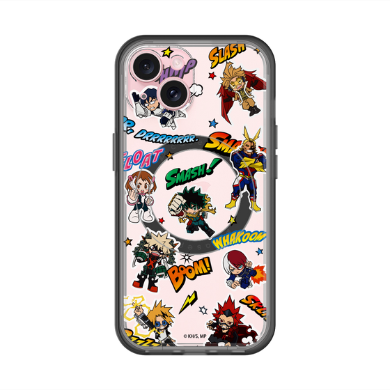 スリムプロテクションプレミアムケース with MagSafe［ 僕のヒーローアカデミア - アメコミ ］