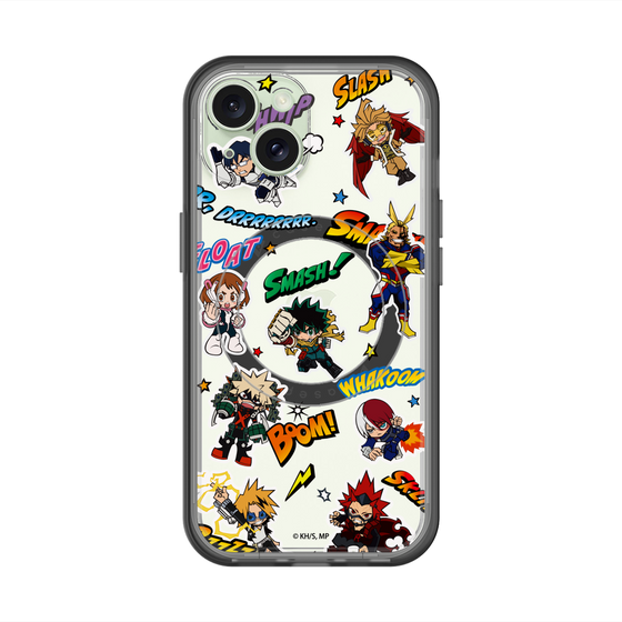 スリムプロテクションプレミアムケース with MagSafe［ 僕のヒーローアカデミア - アメコミ ］