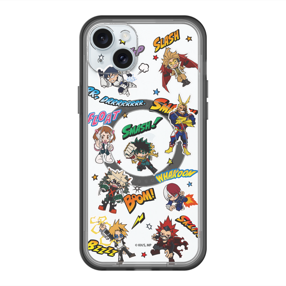 スリムプロテクションプレミアムケース with MagSafe［ 僕のヒーローアカデミア - アメコミ ］