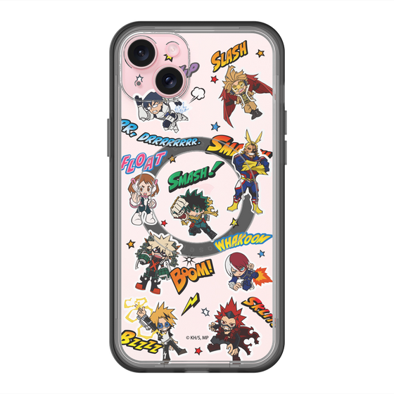 スリムプロテクションプレミアムケース with MagSafe［ 僕のヒーローアカデミア - アメコミ ］