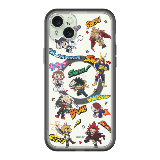 スリムプロテクションプレミアムケース with MagSafe［ 僕のヒーローアカデミア - アメコミ ］