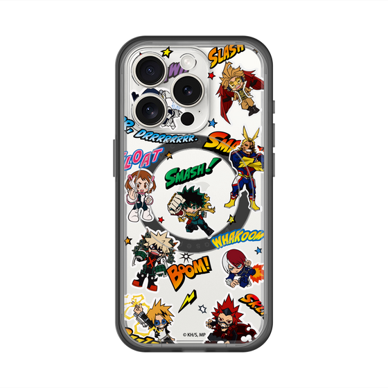 スリムプロテクションプレミアムケース with MagSafe［ 僕のヒーローアカデミア - アメコミ ］