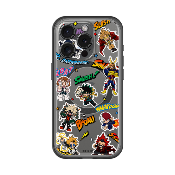 スリムプロテクションプレミアムケース with MagSafe［ 僕のヒーローアカデミア - アメコミ ］