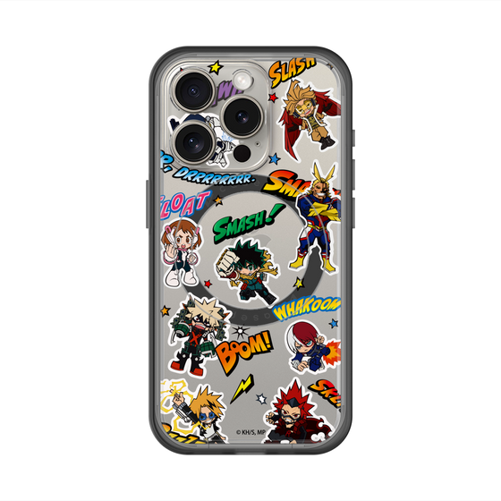 スリムプロテクションプレミアムケース with MagSafe［ 僕のヒーローアカデミア - アメコミ ］