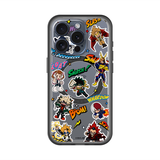 スリムプロテクションプレミアムケース with MagSafe［ 僕のヒーローアカデミア - アメコミ ］