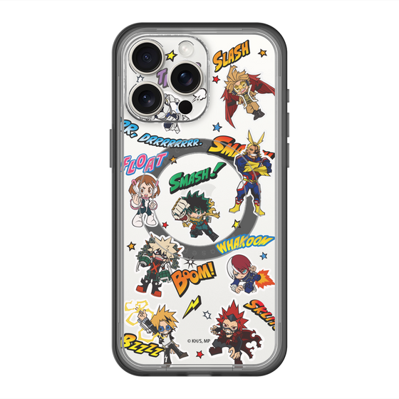 スリムプロテクションプレミアムケース with MagSafe［ 僕のヒーローアカデミア - アメコミ ］