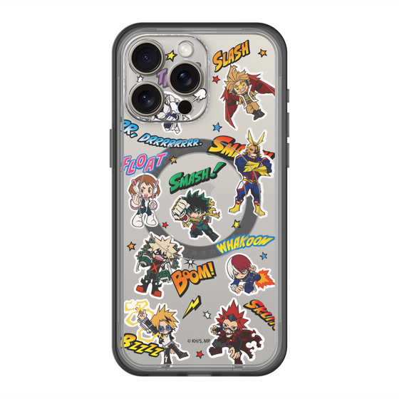 スリムプロテクションプレミアムケース with MagSafe［ 僕のヒーローアカデミア - アメコミ ］