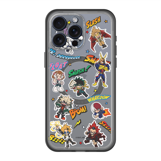 スリムプロテクションプレミアムケース with MagSafe［ 僕のヒーローアカデミア - アメコミ ］