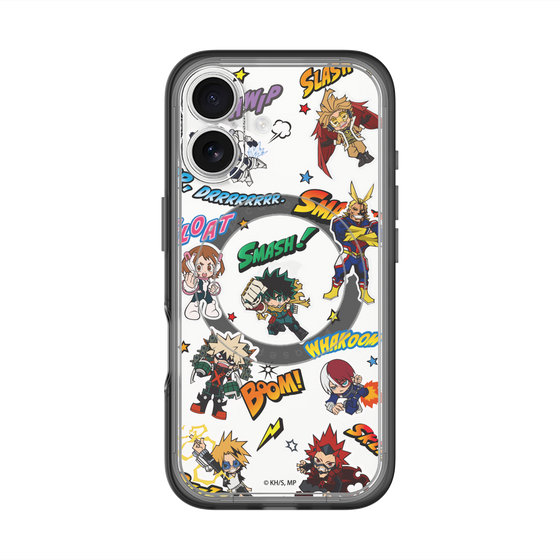 スリムプロテクションプレミアムケース with MagSafe［ 僕のヒーローアカデミア - アメコミ ］