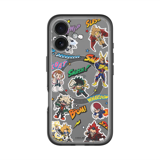 スリムプロテクションプレミアムケース with MagSafe［ 僕のヒーローアカデミア - アメコミ ］