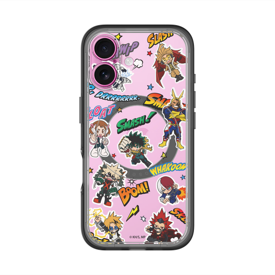 スリムプロテクションプレミアムケース with MagSafe［ 僕のヒーローアカデミア - アメコミ ］