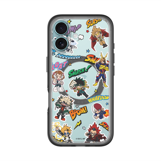 スリムプロテクションプレミアムケース with MagSafe［ 僕のヒーローアカデミア - アメコミ ］