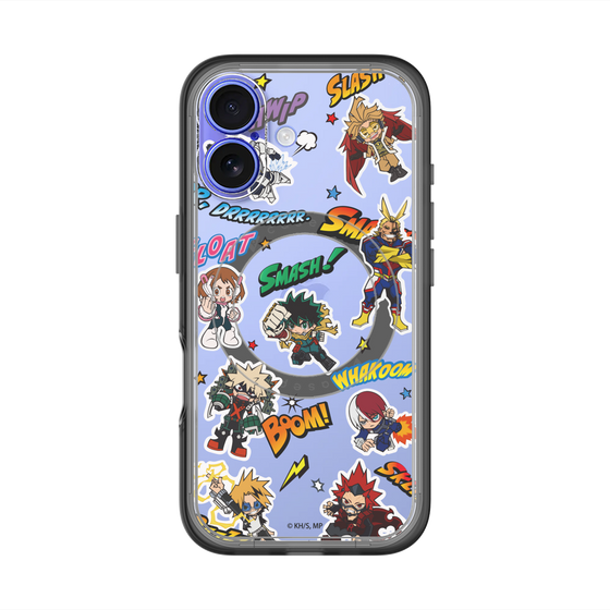 スリムプロテクションプレミアムケース with MagSafe［ 僕のヒーローアカデミア - アメコミ ］